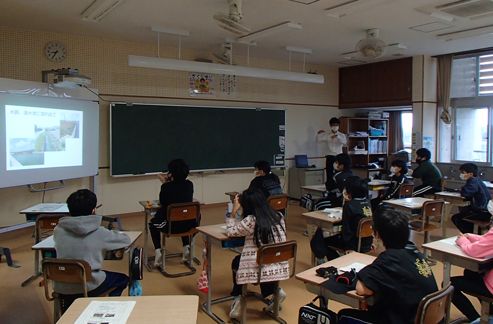 小学校への出前講座などが評価農学部中村 真也 教授の活動が糸満市の